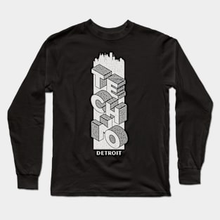 Techno Detroit Long Sleeve T-Shirt